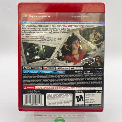 Heavy Rain Director's Cut (Sony PlayStation 3 PS3, 2011)