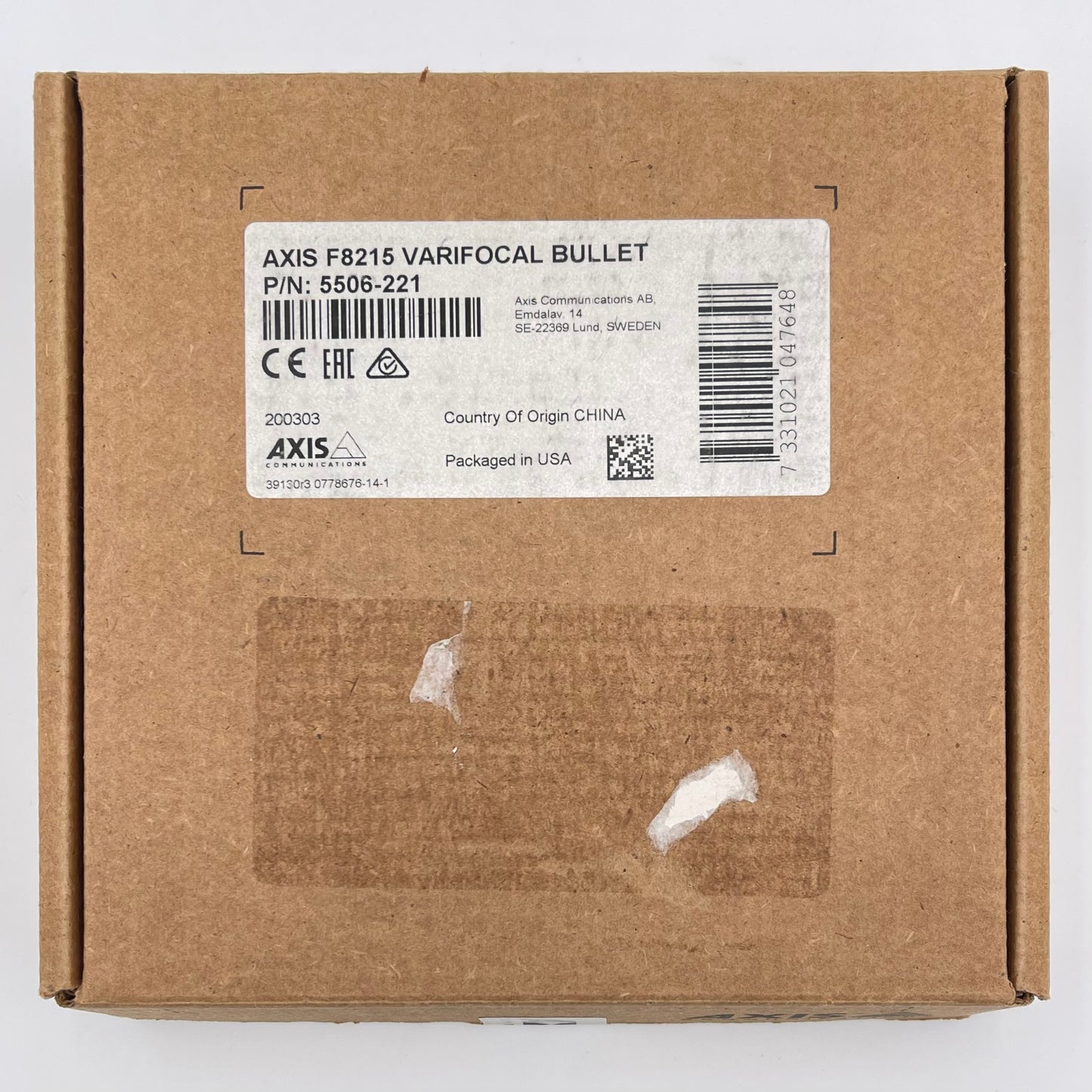 New Axis Varifocal Bullet Bullet Housing F8215