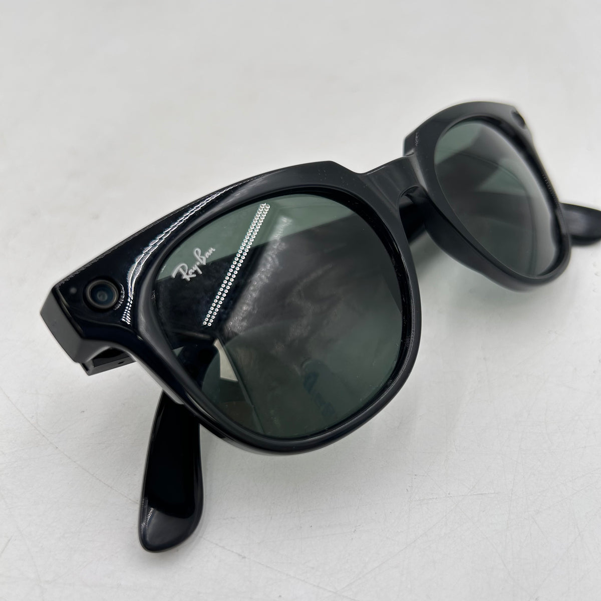 Ray-Ban Stories Wayfarer Shiny Black Standard RW005 601/71 AI Smart Glasses