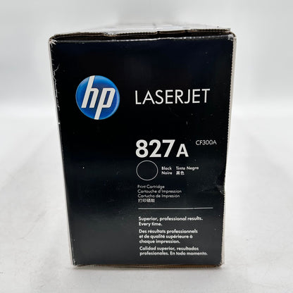 New HP LASERJET 827A Black Print Cartridge CF300A (Stickers on Box)