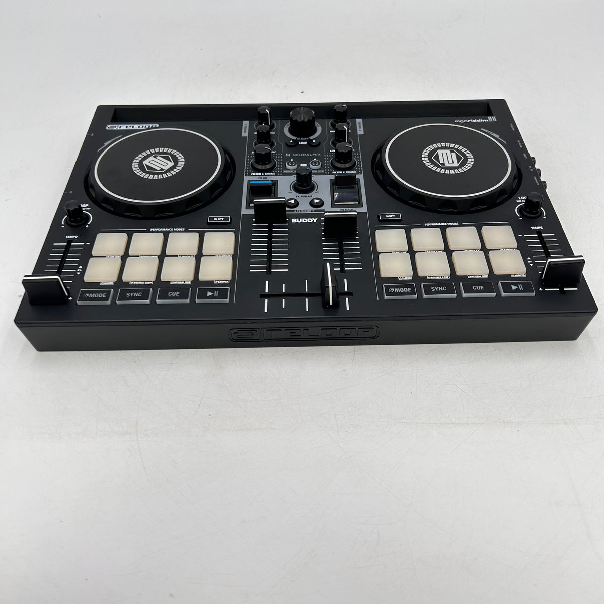 Reloop Buddy 2-Channel DJ Controller for iOS/ iPad OS/Android /Mac PC Black 