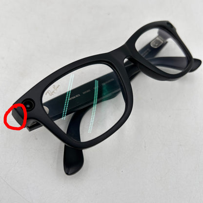 Ray-Ban Meta Wayfarer Gen 2 Matte Black Transitions RW4012 601 AI Smart Glasses
