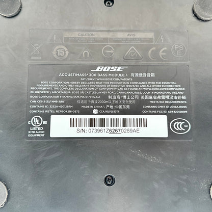Bose Acoustimass 300 Bass Module 700 Subwoofer Black 420132