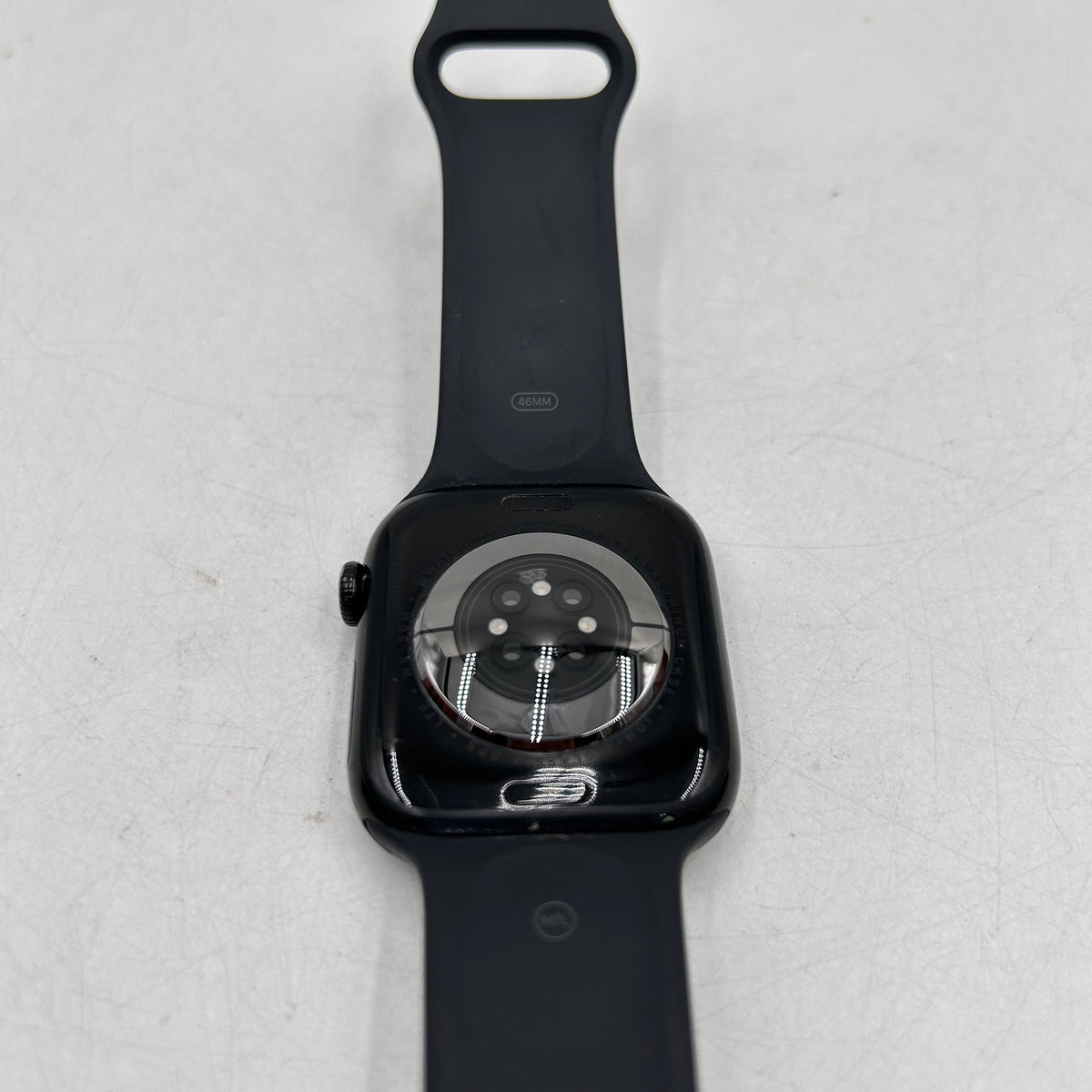 Unlocked Apple Watch Series 10 46MM Black Aluminum Black Sport Band MWY43LW/A