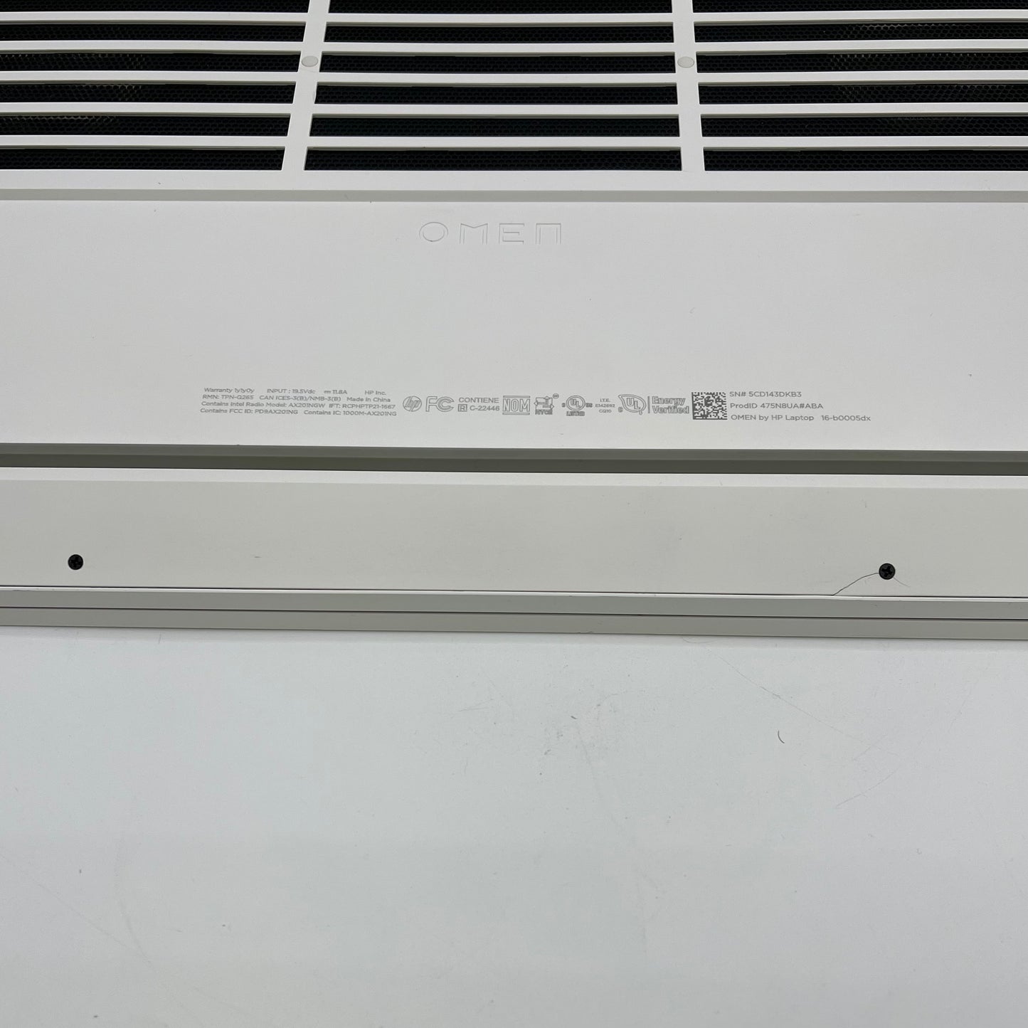 HP Omen 16-B005DX 16.1 I7-11800H 2.3GHz 32GB RAM 1TB SSD GeForce RTX 3070