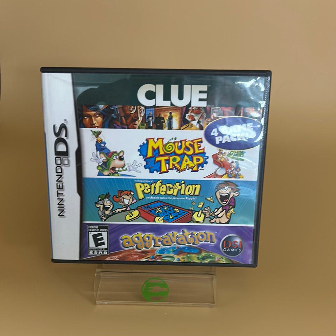 Good Clue/Mouse Trap/Perfection/Aggravation  (Nintendo DS,  2007)