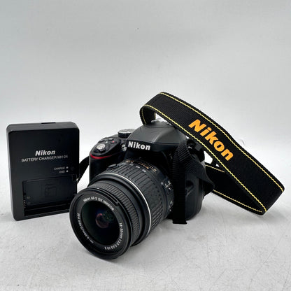 Nikon D3300 24.2MP DSLR Camera 33296SC + AF-S Nikkor 18-55mm Lens