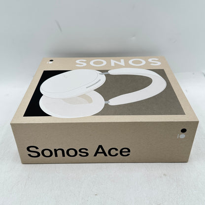 New Sonos Ace Noise-Cancelling Wireless Over-Ear Headphones White ACEG1US1