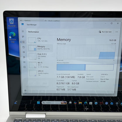 HP Envy x360 14-ES1023DX 14" Core 7 150U 1.8GHz 16GB RAM 512GB SSD
