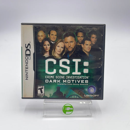 CSI Dark Motives  (Nintendo DS,  2007)