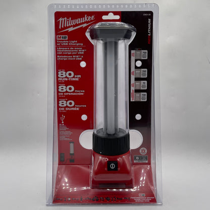 New Milwaukee 2363-20 M18 18V Trouble Light w/ USB Charging