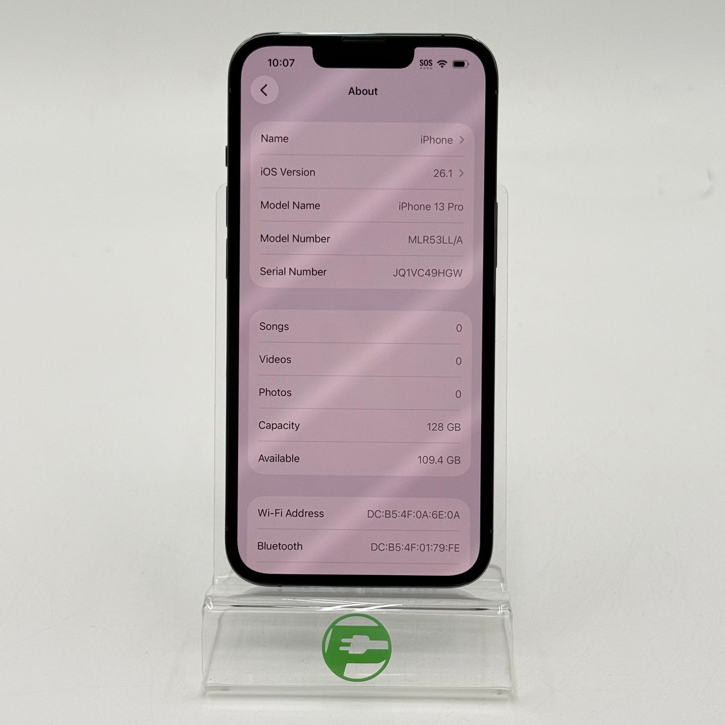 New Factory Unlocked Apple iPhone 13 Pro 128GB Sierra Blue MLR53LL/A