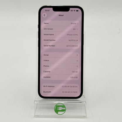 New Factory Unlocked Apple iPhone 13 Pro 128GB Sierra Blue MLR53LL/A