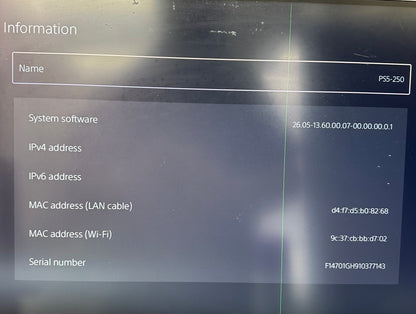 Sony PlayStation 5 Pro Disc PS5 2TB White Console Gaming System CFI-7019