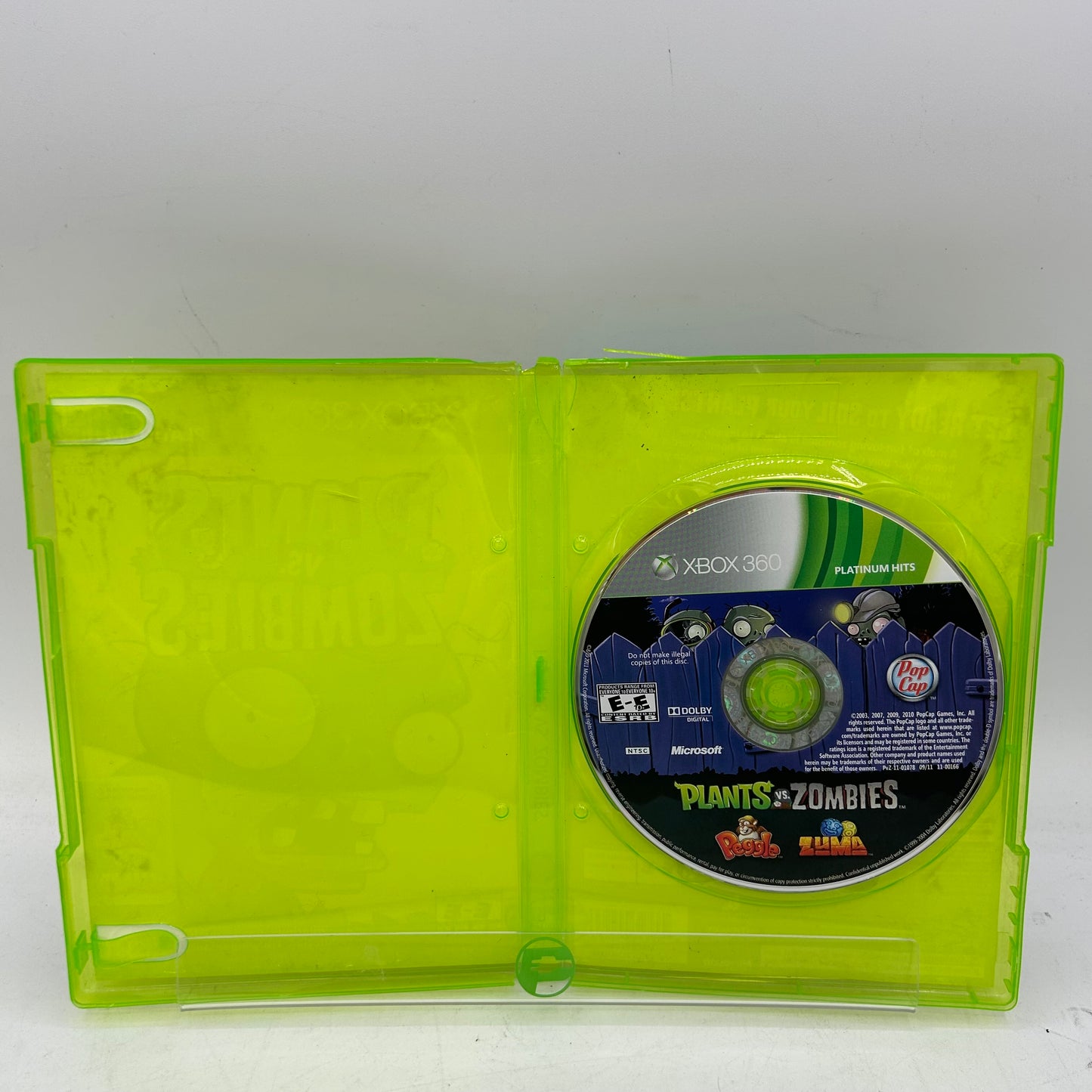 Plants VS Zombies  (Microsoft Xbox 360,  2010)