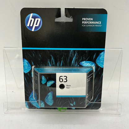 New HP 63 F6U62AN Black Noir Ink Cartridge