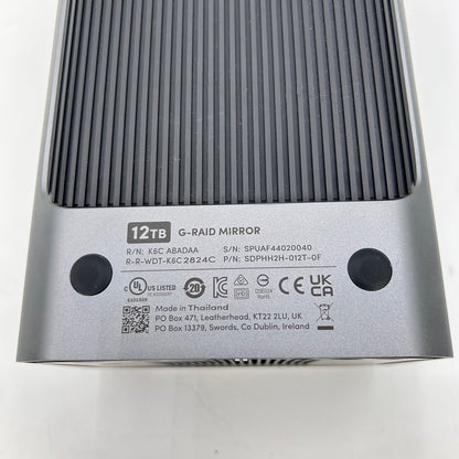 SanDisk 3.5" G-Raid Mirror 12TB USB-C HDD SDPHH2H-012T-0F