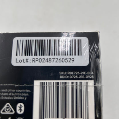 New Raycon Everyday Earbuds Classic ANC Wireless Earbuds Black RBE725