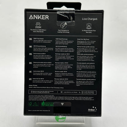 New Anker Multi Device Fast Charging 200W Prime Power Bank 20K A1336 Black
