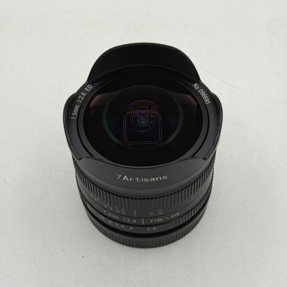 7Artisans Fisheye Prime Lens 7.5mm f/2.8 ED For Canon EF-M Mount