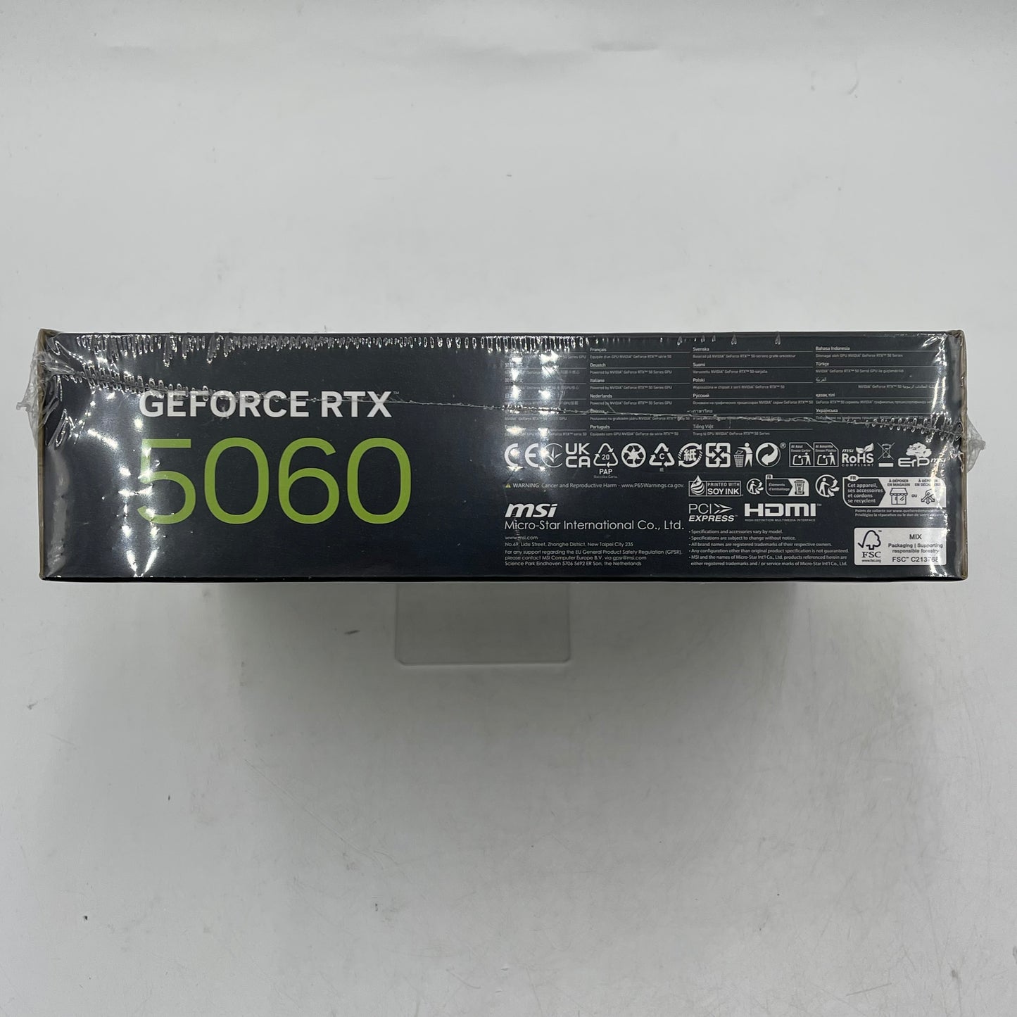 New MSI GeForce RTX 5060 Ventus 2X OC 8GB GDDR7 Graphics Card 912-V537-038