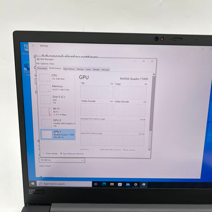 Lenovo ThinkPad P1 Gen 2 15.6" i7-9850H 2.6GHz 32GB RAM 1TB SSD Quadro T1000