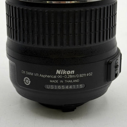 Nikon AF-S DX NIKKOR 18-55mm f/3.5-5.6 DX VR Standard Zoom Lens For F-Mount