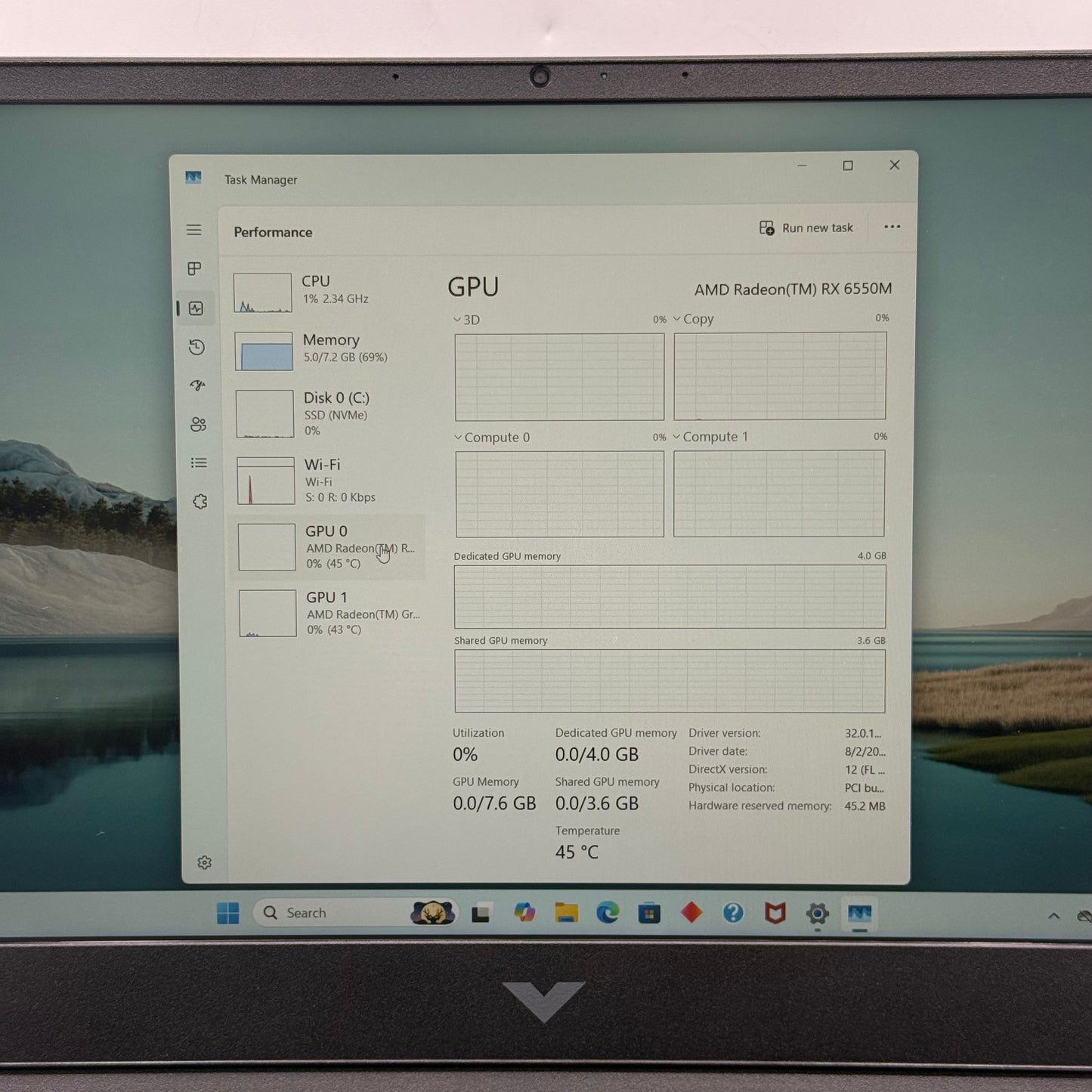 HP Victus 15-FB2063DX 15.6" Ryzen 5 7535HS 3.3GHz 8GB RAM 512GB SSD