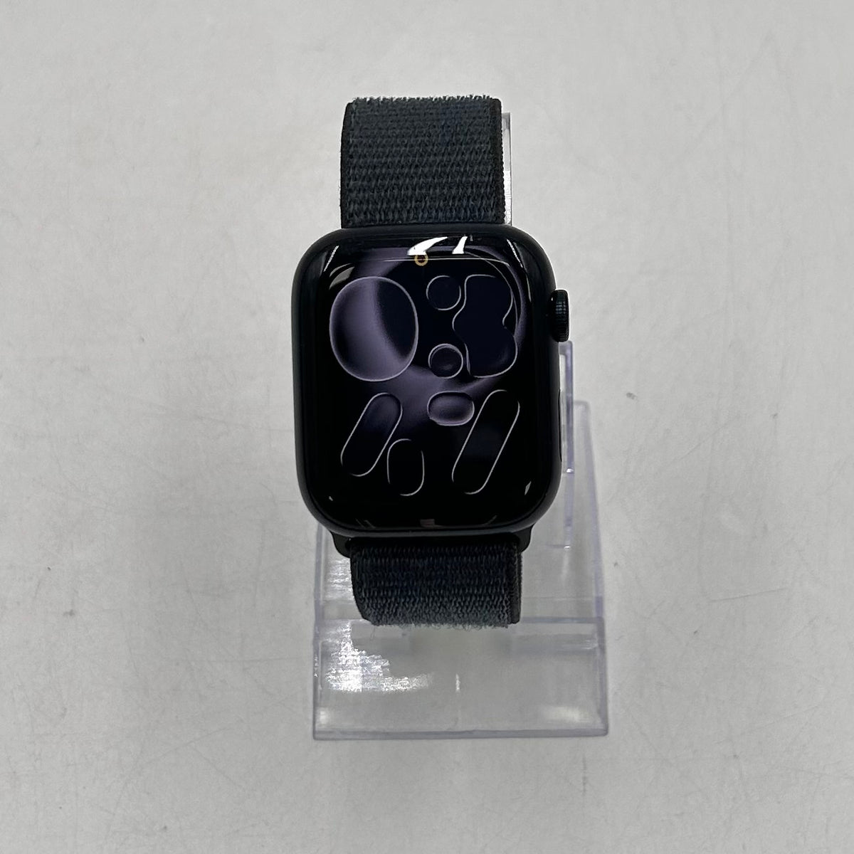 GPS Only Apple Watch Series 8 45MM Black Aluminum Dark Gray Sport Loop MNP13LZ/A