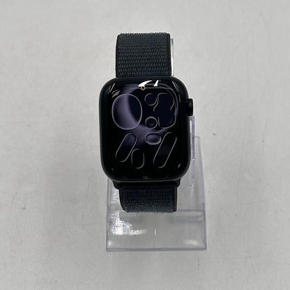 GPS Only Apple Watch Series 8 45MM Black Aluminum Dark Gray Sport Loop MNP13LZ/A