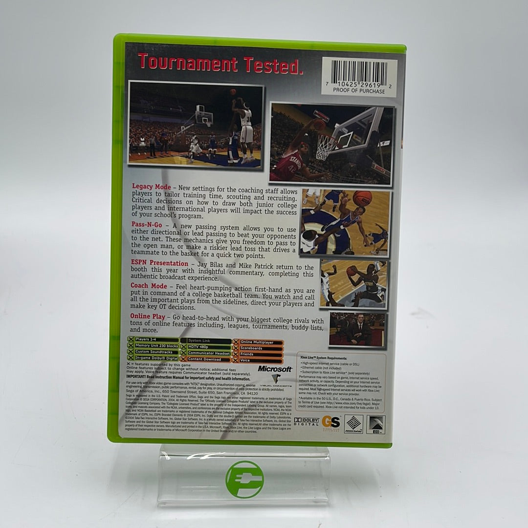 ESPN College Hoops 2K5  (Microsoft Xbox,  2004)