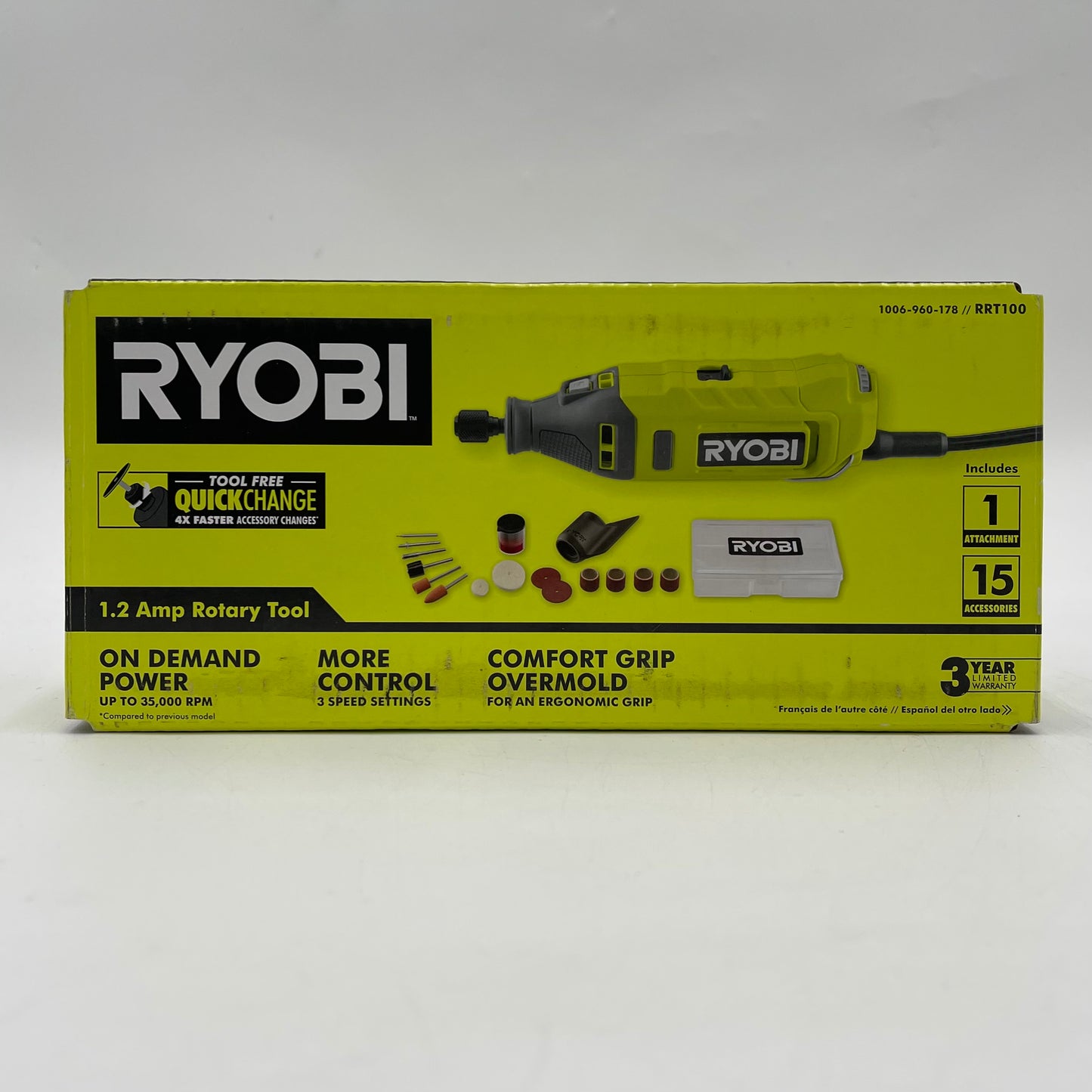 New DeWalt RRT100 120V 1.2 Amp Rotary Tool