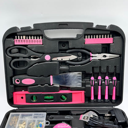 New Apollo 135 Piece Household Tool Kit 3.6V Tool Kit