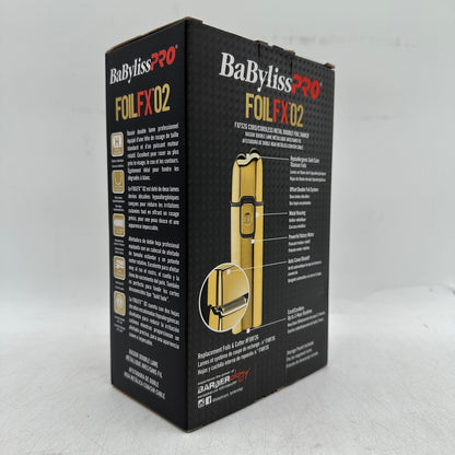 New BaBylissPro FOILFX02 Double Foil Shaver FXFS2G