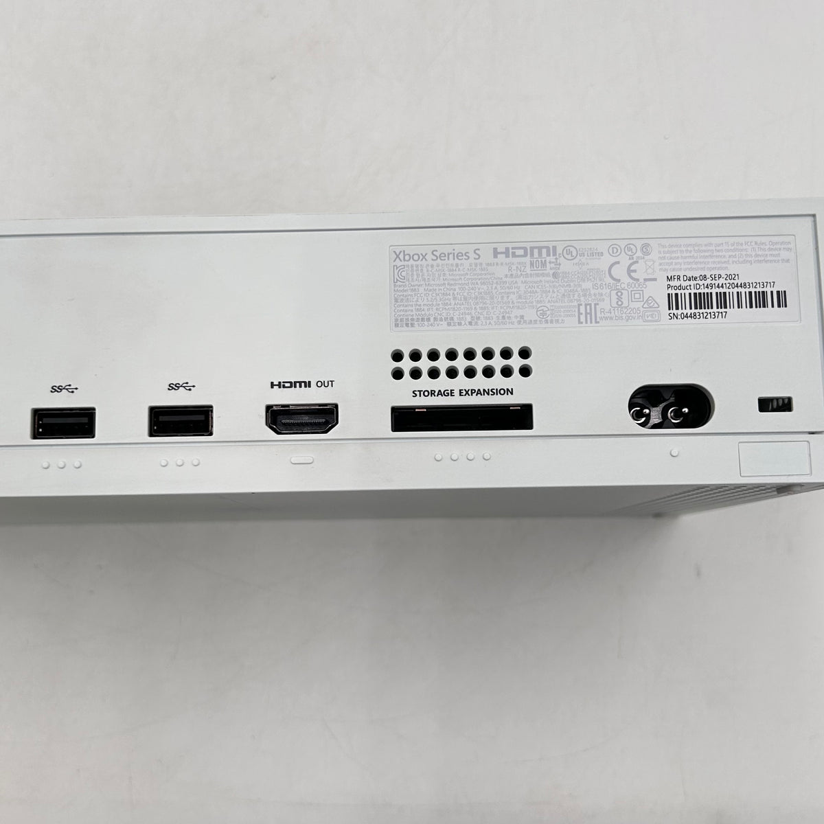 Microsoft Xbox Series S 512GB Console Gaming System Only Robot White 1883