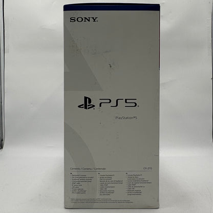 New Sony PlayStation 5 Slim Disc PS5 1TB White Console Gaming System CFI-2115