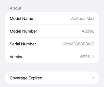 Apple AirPods Max Wireless Over-Ear Headphones Space Gray MGYH3AM/A