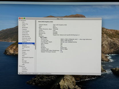 2018 Apple Mac Mini i5 3.6GHz 32GB RAM 512GB SSD Space Gray A1993