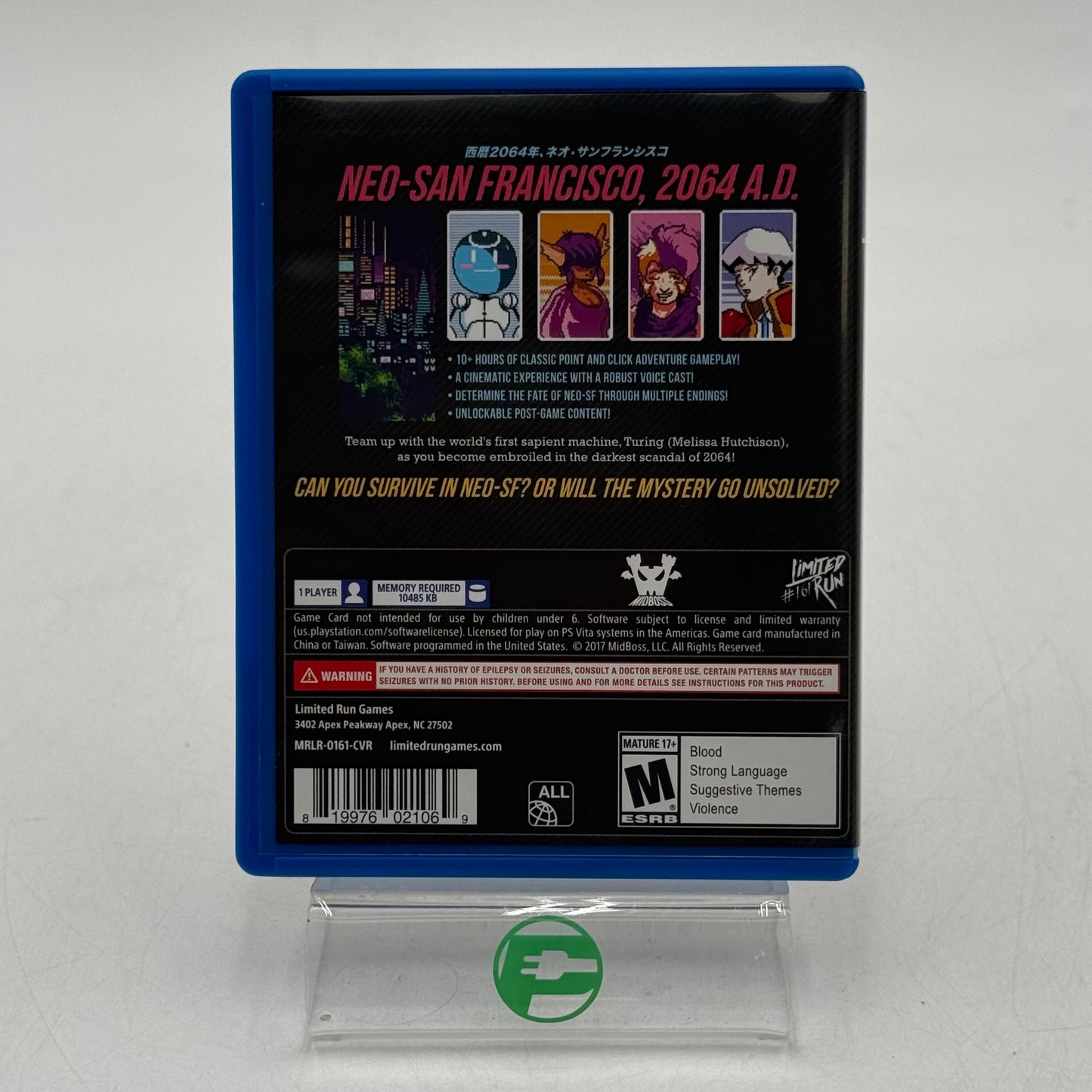 2064 Read Only Memories (Sony PlayStation Vita PS Vita, 2019)