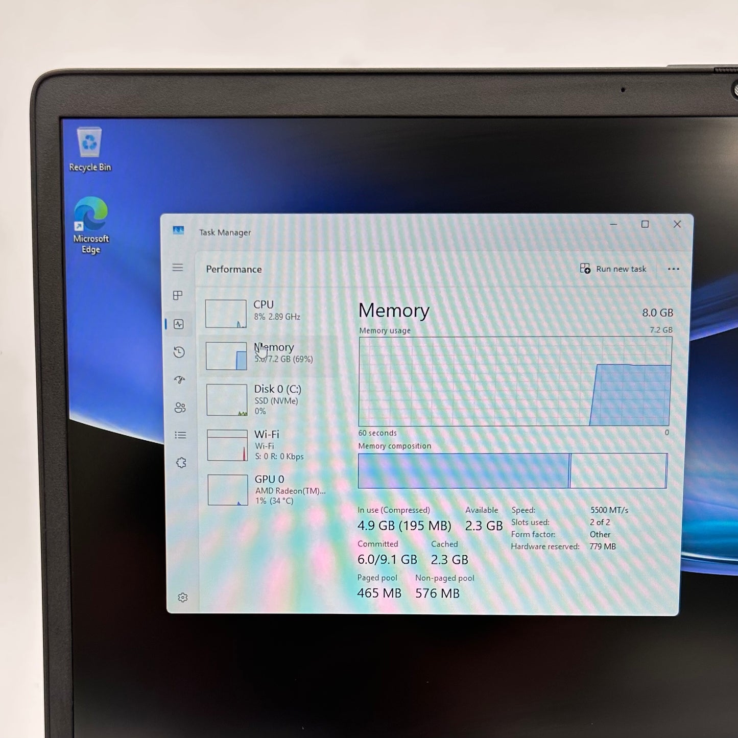 HP Laptop 17-CP2025DX 17" Ryzen 5 7520U 2.8GHz 8GB RAM 512GB SSD
