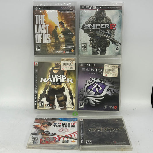 Lot of 10 Sony PlayStation 3 PS3 Games