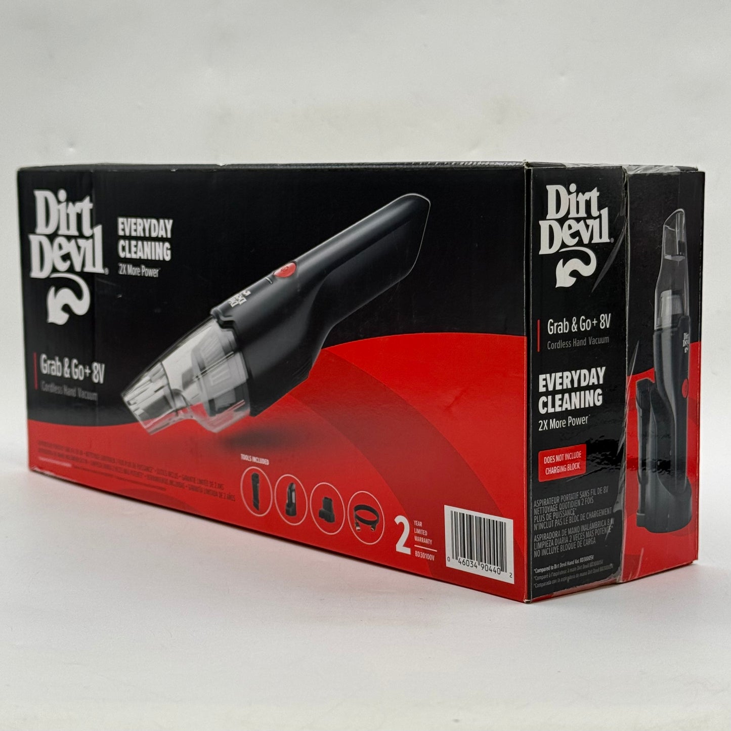 New Dirt Devil Grab & GO BD30100V 8V Cordless Hand Vacuum