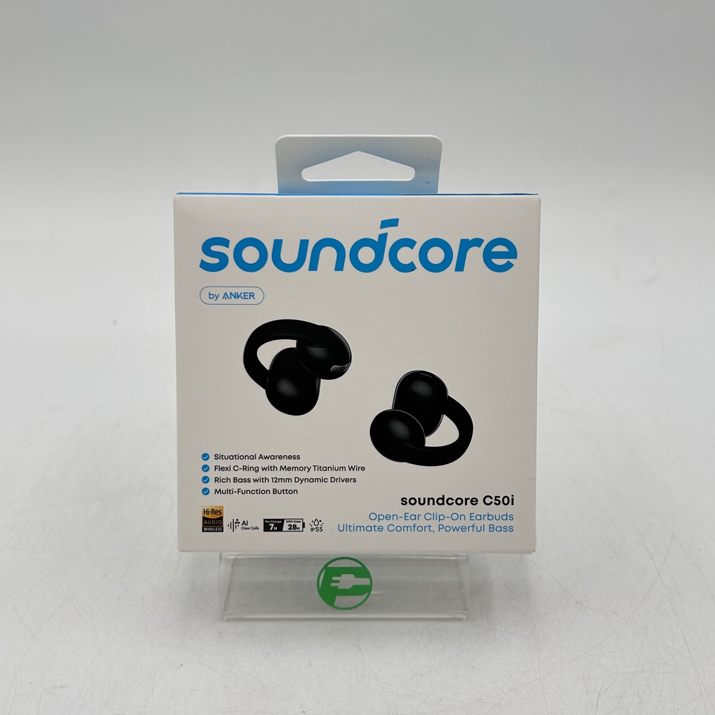 New Soundcore by Anker C50i Open Ear True Wireless Earbuds Black D1101