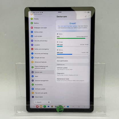 Unlocked Samsung Galaxy Tab S9 FE 10.9" 128GB Graphite SM-X518U