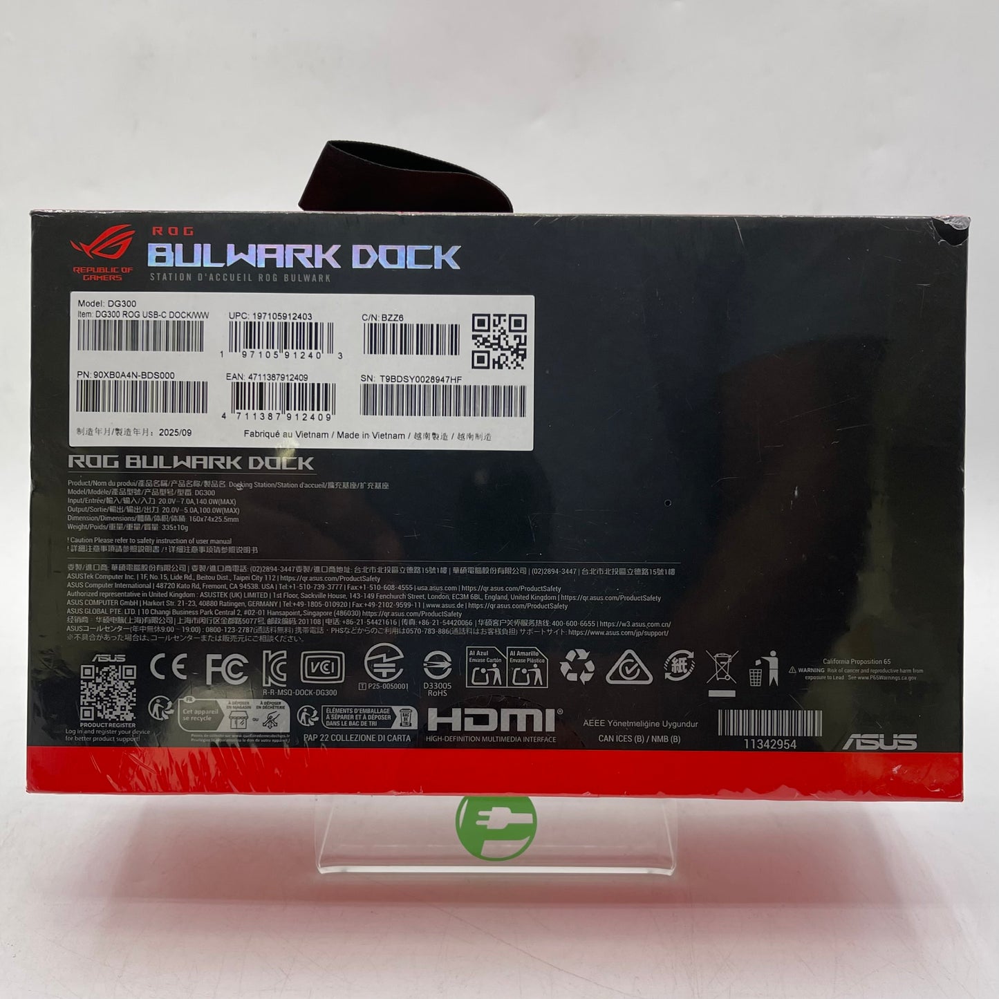 New ROG Bullwark Dock Docking Station DG300