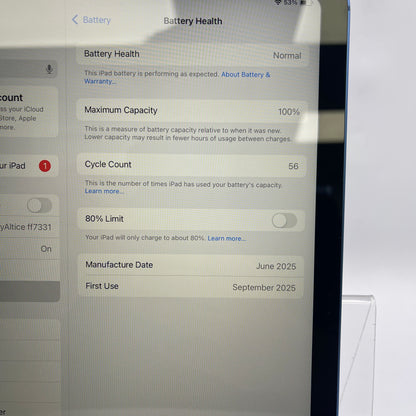 Unlocked Apple iPad 11" (A16) 128GB Blue MD7G4LL/A