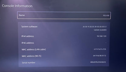 Sony PlayStation 5 Slim Digital PS5 825GB White Console Only CFI-2115