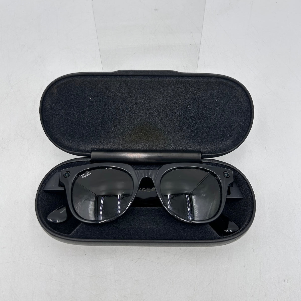 Ray-Ban Stories Wayfarer Shiny Black Standard RW005 601/71 AI Smart Glasses