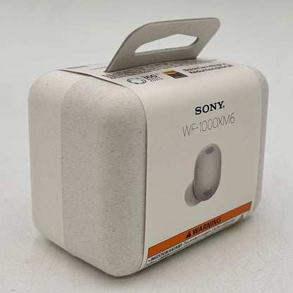 New Sony WF-1000XM6 Noise Cancelling Wireless Earbuds  Eco-White WF-1000XM6/SZ
