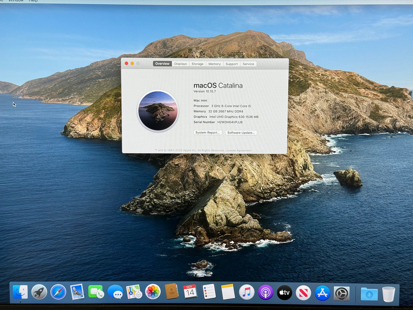 2018 Apple Mac Mini i5 3.6GHz 32GB RAM 512GB SSD Space Gray A1993